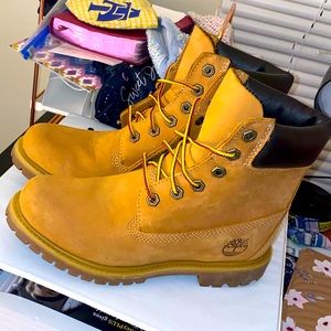 Timberland combat boots